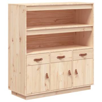 Highboard 100x40x108.5 cm Solid Wood Pine - Hipo Market