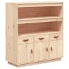 Highboard 100x40x108.5 cm Solid Wood Pine - Hipo Market