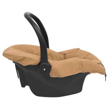 Baby Car Seat Taupe | Safe & Comfortable Travel - HipoMarket