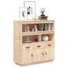 Highboard 100x40x108.5 cm Solid Wood Pine - Hipo Market