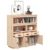 Highboard 100x40x108.5 cm Solid Wood Pine - Hipo Market