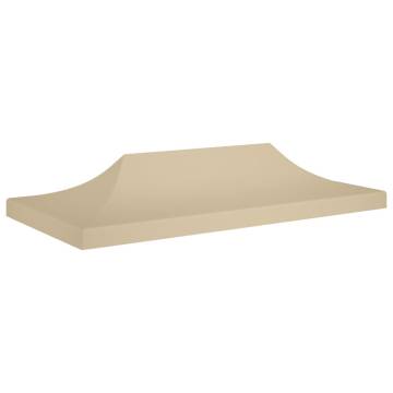 Party Tent Roof 6x3 m Beige - Durable Outdoor Cover