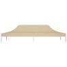 Party Tent Roof 6x3 m Beige - Durable Outdoor Cover