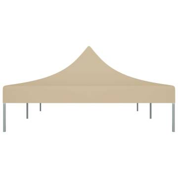 Party Tent Roof 6x3 m Beige - Durable Outdoor Cover