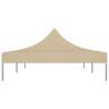 Party Tent Roof 6x3 m Beige - Durable Outdoor Cover