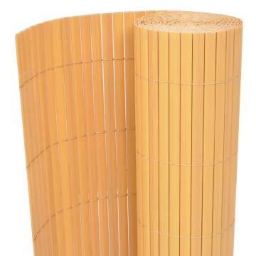 Double-Sided Garden Fence PVC 90x300 cm - Yellow | HipoMarket