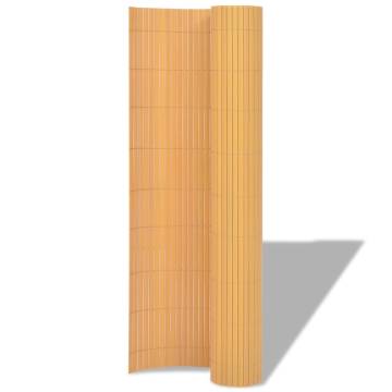 Double-Sided Garden Fence PVC 90x300 cm - Yellow | HipoMarket