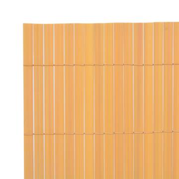 Double-Sided Garden Fence PVC 90x300 cm - Yellow | HipoMarket