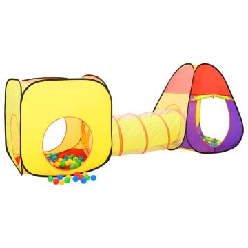 Kids Multicolour Play Tent with Tunnel - Fun & Durable