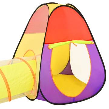 Kids Multicolour Play Tent with Tunnel - Fun & Durable