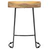 Gavin Bar Stools - 2pcs Solid Mango Wood | Hipomarket UK