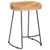 Gavin Bar Stools - 2pcs Solid Mango Wood | Hipomarket UK