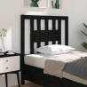 Headboard Black 96x4x100 cm Solid Wood Pine Colour black Size 96 x 100 cm Quantity in Package 1 