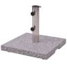 Granite Parasol Base Umbrella Holder 20kg Colour grey Quantity in Package 1 Weight 20 kg Model without wheels 