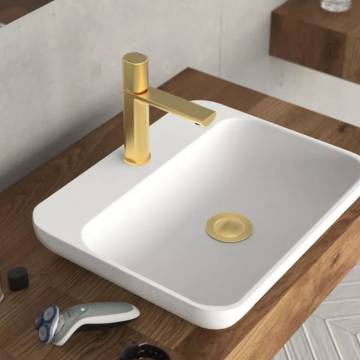 SCHÜTTE NEW YORK Basin Mixer - Matte Gold Stylish Faucet