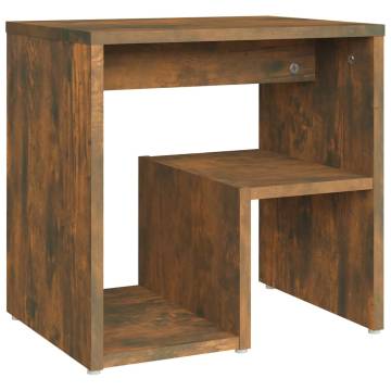 Smoked Oak Bed Cabinet - Stylish & Practical | Hipo Market