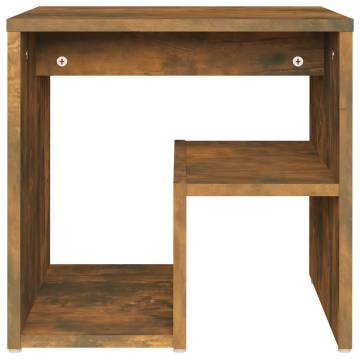 Smoked Oak Bed Cabinet - Stylish & Practical | Hipo Market