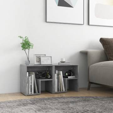 Stylish Bed Cabinets 2 pcs Concrete Grey - UK Delivery | HipoMarket