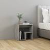 Stylish Bed Cabinets 2 pcs Concrete Grey - UK Delivery | HipoMarket