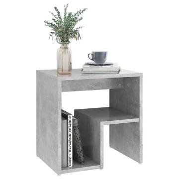 Stylish Bed Cabinets 2 pcs Concrete Grey - UK Delivery | HipoMarket