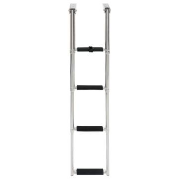 4-Step Stainless Steel Folding Boarding Ladder | HipoMarket