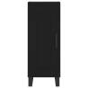 Highboard Black 34.5x34x180 cm - Stylish Engineered Wood Storage