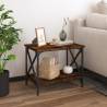 Stylish Smoked Oak Side Table - 55x38x45 cm | Hipo Market