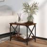 Stylish Smoked Oak Side Table - 55x38x45 cm | Hipo Market