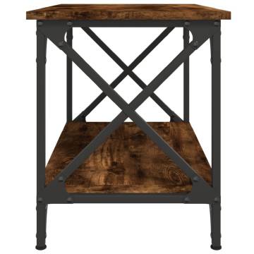 Stylish Smoked Oak Side Table - 55x38x45 cm | Hipo Market