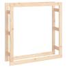 Firewood Rack 100x25x100 cm - Solid Pine Wood Storage