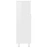 High Gloss White Bathroom Cabinet – 30x30x95 cm | HipoMarket