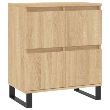 2 PCS Sonoma Oak Sideboards - Elegant Storage Solution