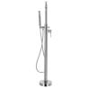 Premium Freestanding Bathtub Faucet - 118.5 cm Stainless Steel