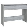 Stylish Grey Sonoma Console Table - 100x35x76.5 cm