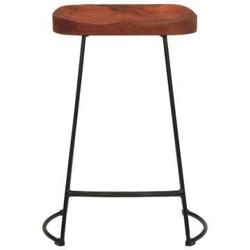 Gavin Bar Stools - 2 pcs Solid Mango Wood | Hipomarket