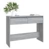 Stylish Grey Sonoma Console Table - 100x35x76.5 cm