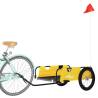 Bike Trailer - Yellow Oxford Fabric & Iron | Hipo Market UK