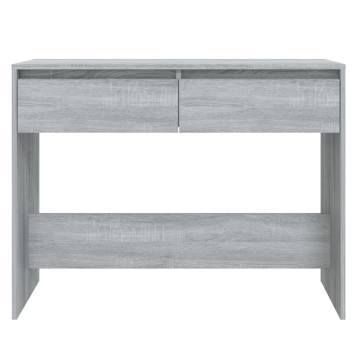 Stylish Grey Sonoma Console Table - 100x35x76.5 cm