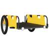 Bike Trailer - Yellow Oxford Fabric & Iron | Hipo Market UK