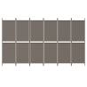 6-Panel Room Divider Anthracite 300x200 cm - HipoMarket