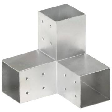 Post Connector Y Shape Galvanised Metal 81x81 mm | HipoMarket