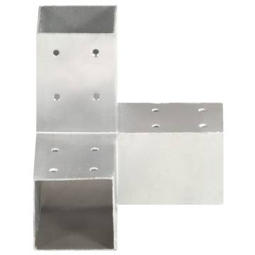 Post Connector Y Shape Galvanised Metal 81x81 mm | HipoMarket