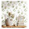 Noordwand Wallpaper Blooming Garden 6 Flowers and Plants White and Green Colour white and green Quantity in Package 1 