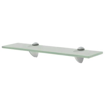 Floating Glass Shelf 40x20 cm - Stylish & Functional