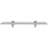 Floating Glass Shelf 40x20 cm - Stylish & Functional