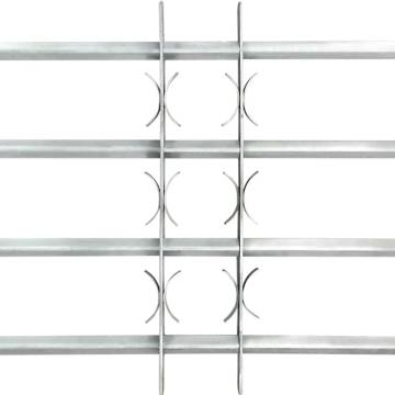 Adjustable Security Grille for Windows - 1000-1500 mm | HipoMarket