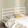 Bed Headboard White 206x4x100 cm Solid Wood Pine Colour white Size 206 x 100 cm Quantity in Package 1 