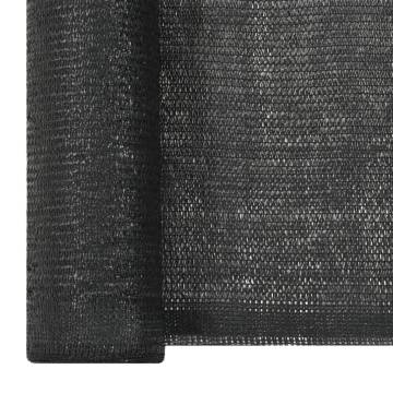 Privacy Net HDPE 1x50m Black - Durable & UV-Proof