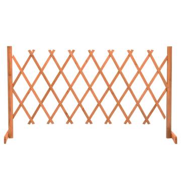 Garden Trellis Fence Orange 150x80 cm - Solid Firwood