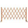 Garden Trellis Fence Orange 150x80 cm Solid Firwood Colour orange Size 150 x 80 cm Quantity in Package 1 